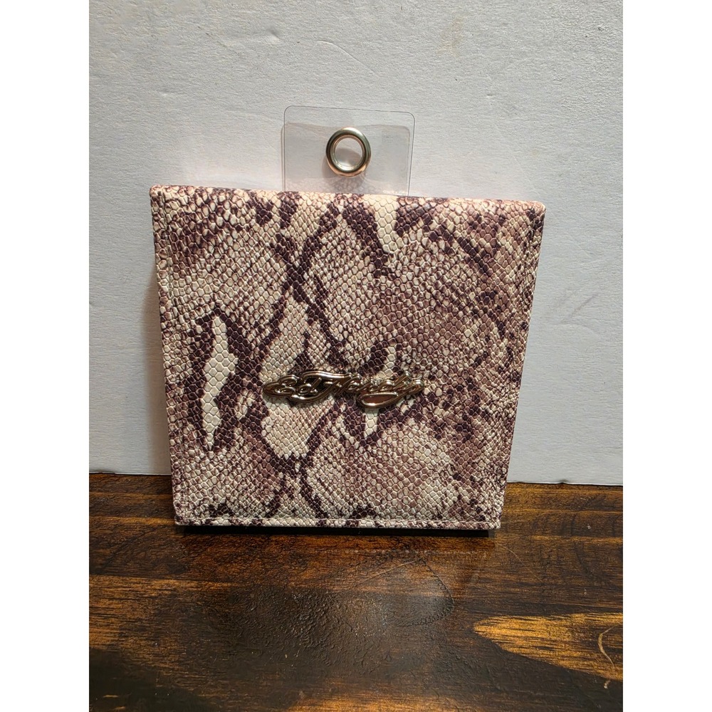 Ed Hardy 4 Pc Face Palette Blush Set Snakeskin Print Case Mirror Pink Peach